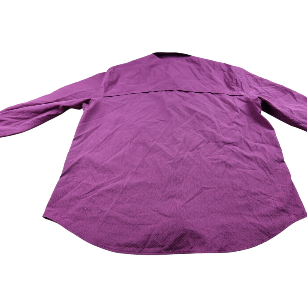 Eddie Bauer Button Down Maroon Outdoor Shirt Men's XL