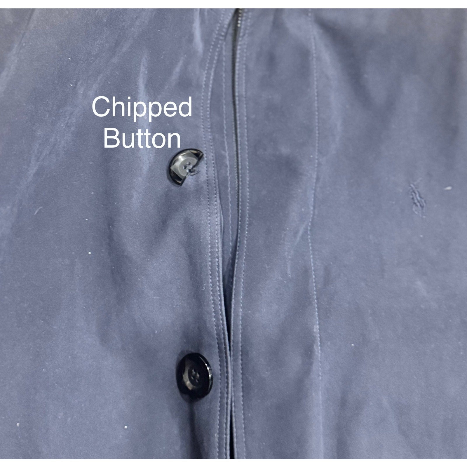 Polo By Ralph Lauren Navy Microfiber Windbreaker Jacket Men's 3XL