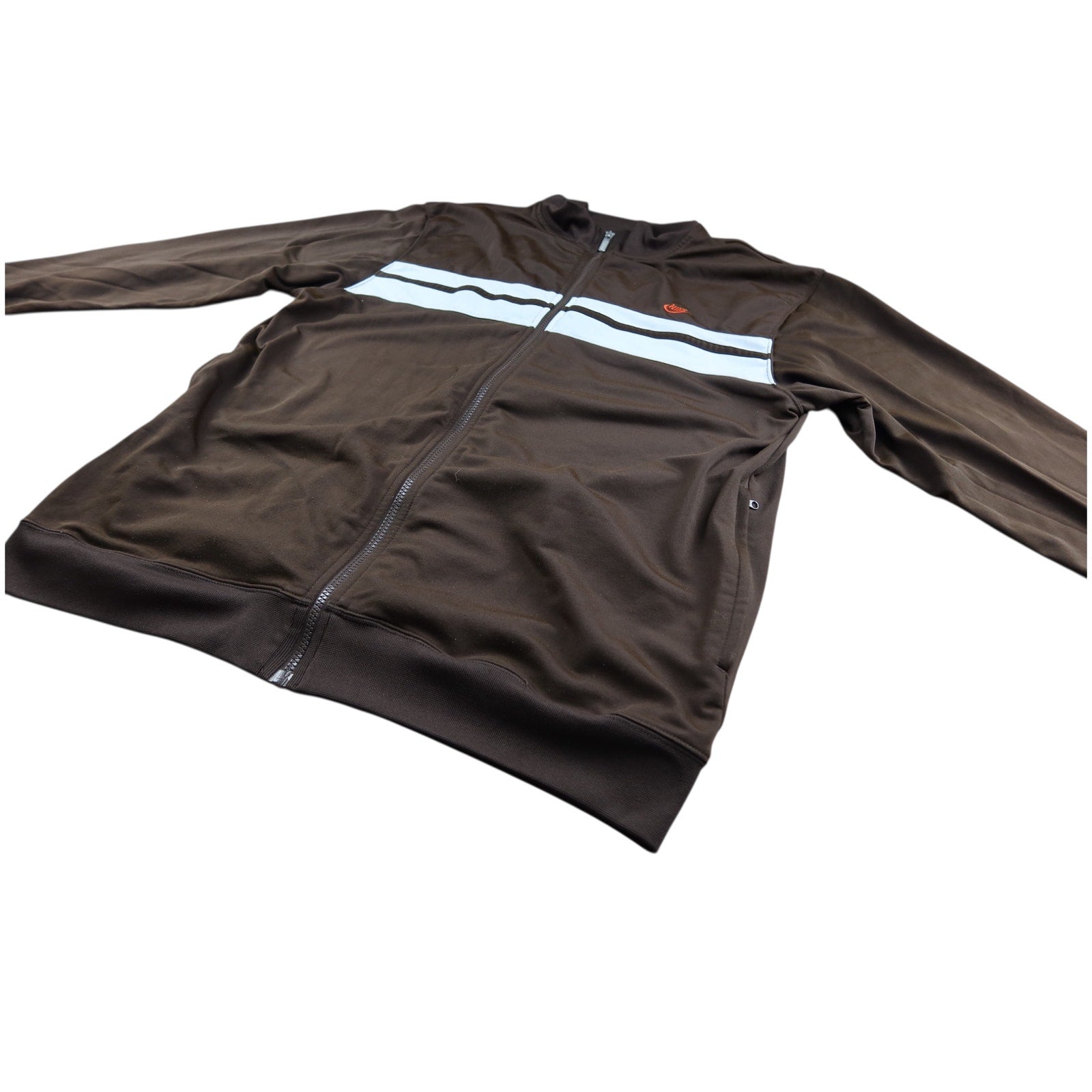 NIKE Brown Tech Track Jacket Men's XL