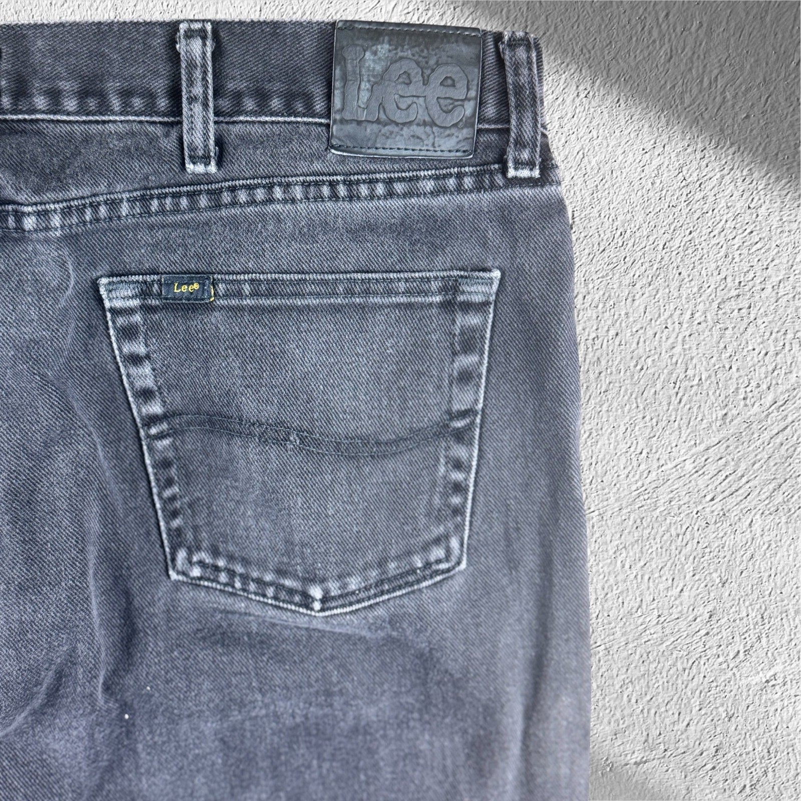 LEE Black Jeans Regular Fit Men's W38xL36