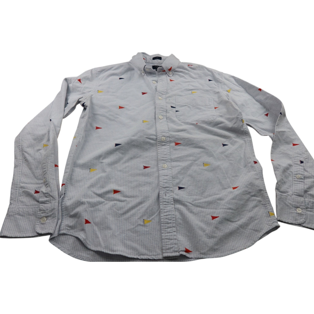 J. Crew Button Down Oxford Slim Shirt Men's M