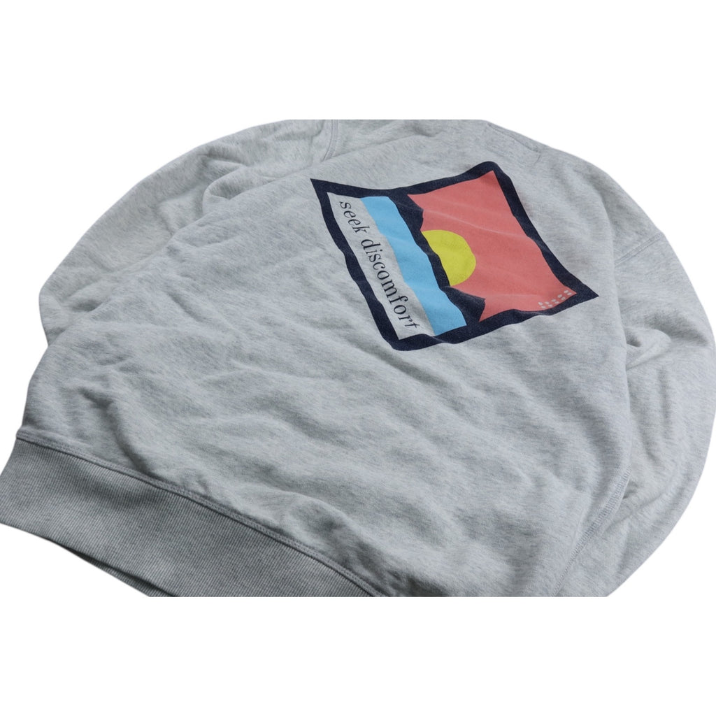 Seek Discomfort Gray Sweatshirt Men's Small