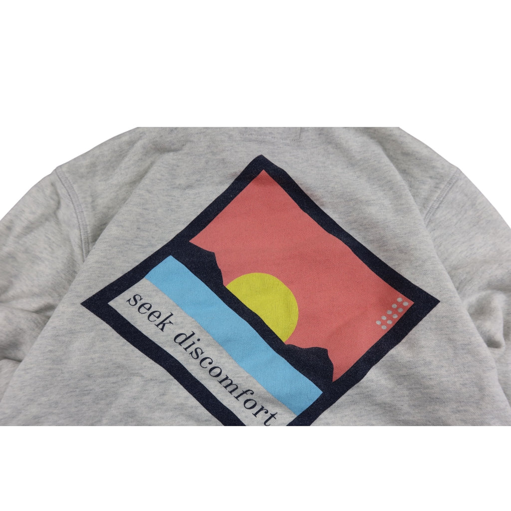 Seek Discomfort Gray Sweatshirt Men's Small