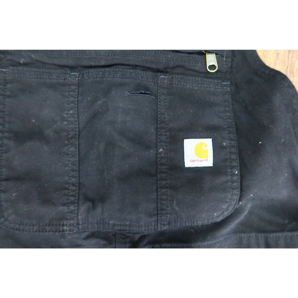 Carhartt Canvas Overalls Black Women's M 8-10