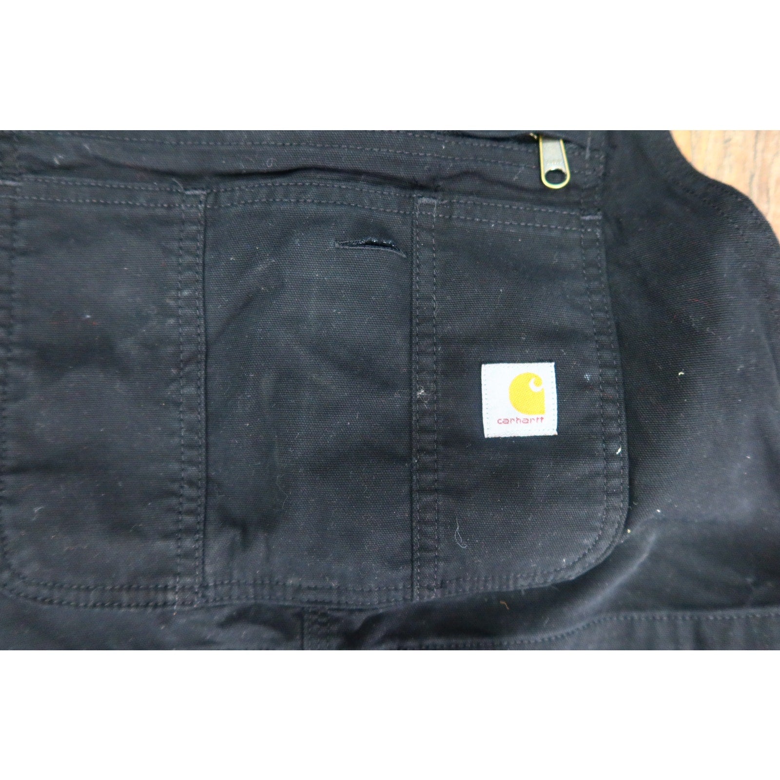 Carhartt Canvas Overalls Black Women's M 8-10