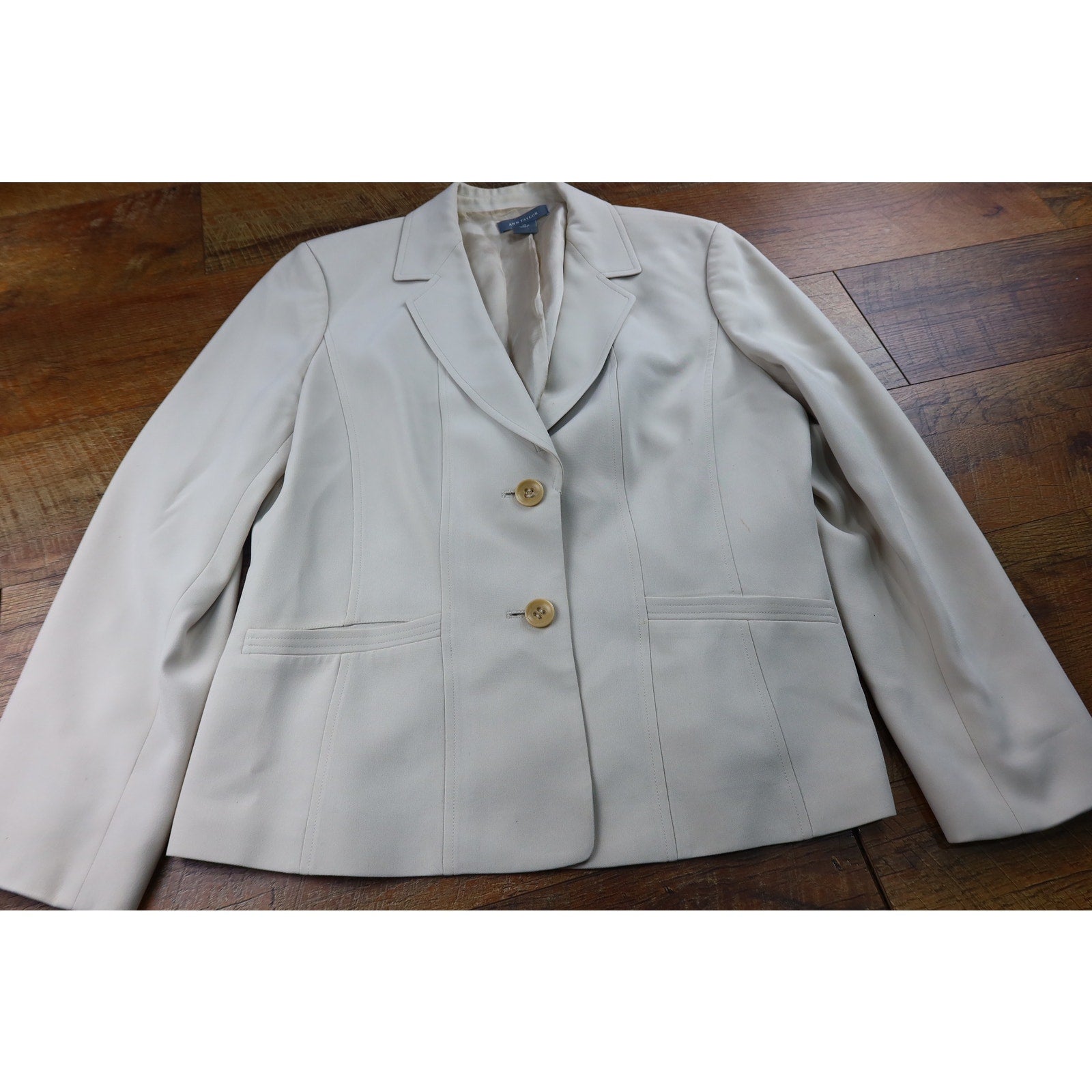 Ann Taylor Beige Blazer Women's 12