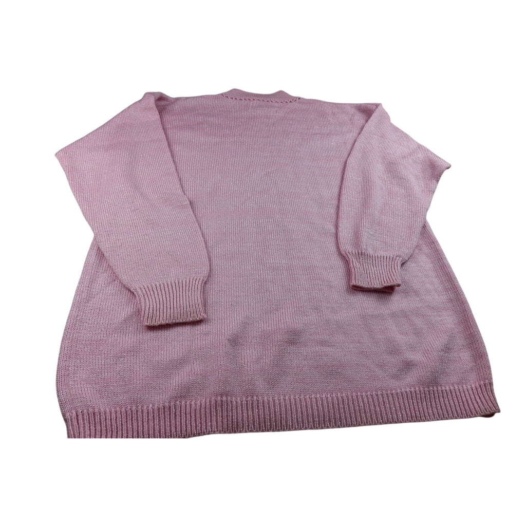 Joeclyn Smith Vintage Pink Knit Sweater Women's L