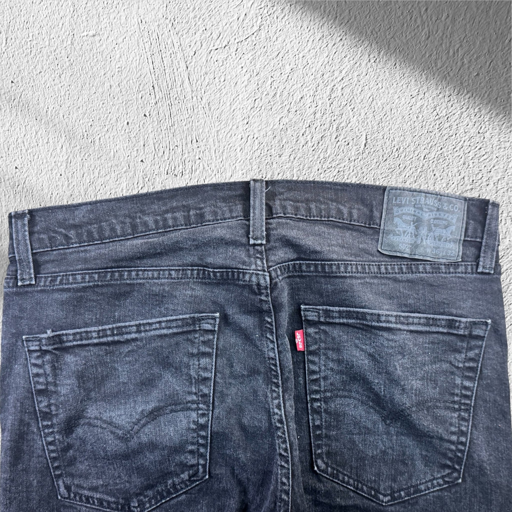 Levi's Strauss 502 Black Jeans Men W36xL32