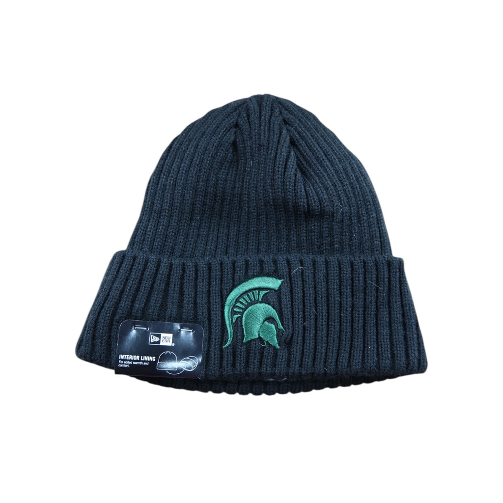 New Era Spartan College Black Beanie Hat Unisex OS