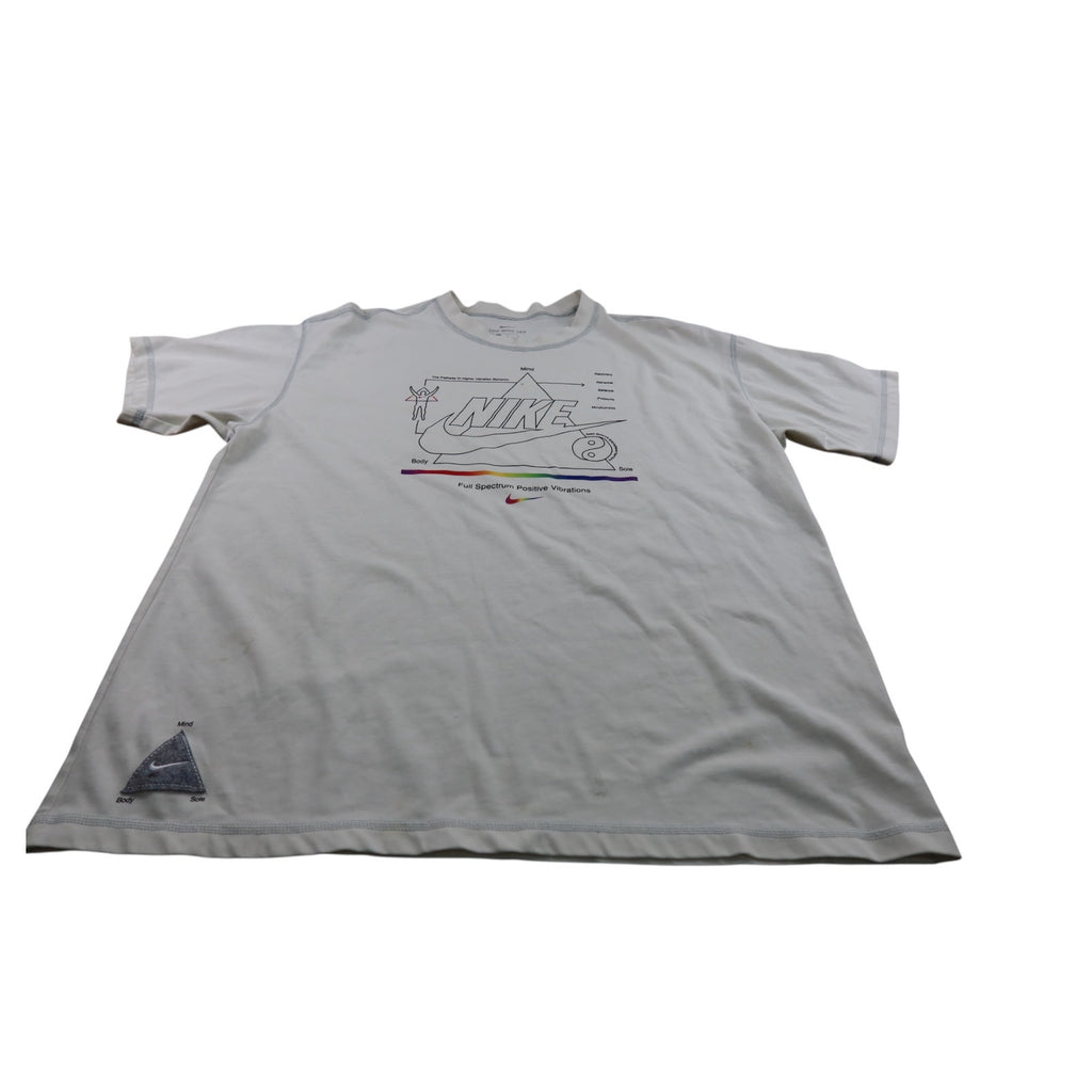 The Nike Tee Shirt White Vintage Men's Large