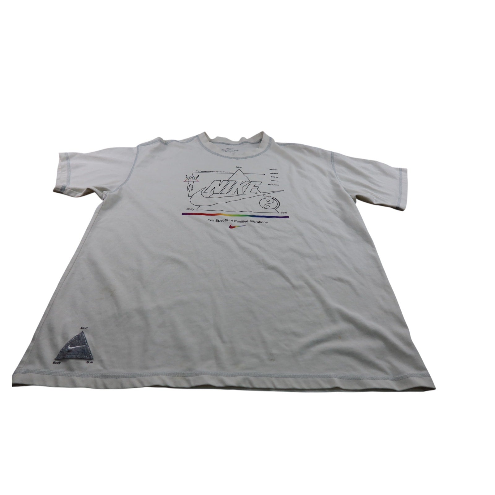 The Nike Tee Shirt White Vintage Men's Large