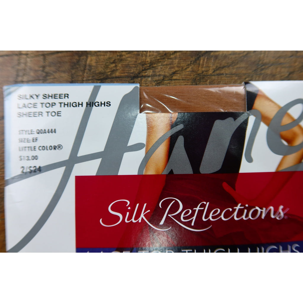 Silk Reflections Lace Top Thigh Highs Size EF