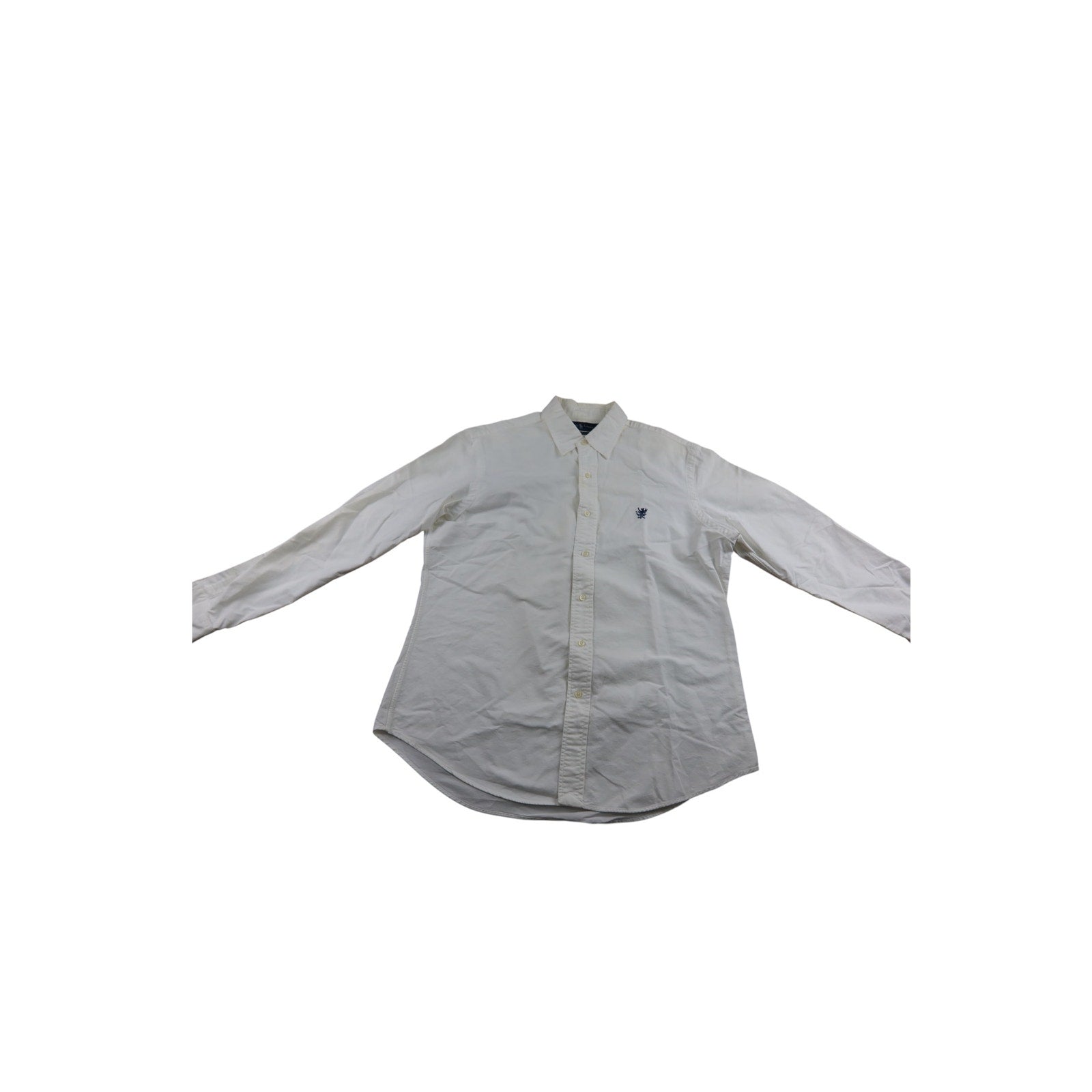 Ralph Lauren White Custom Fit Dress Shirt Men's L