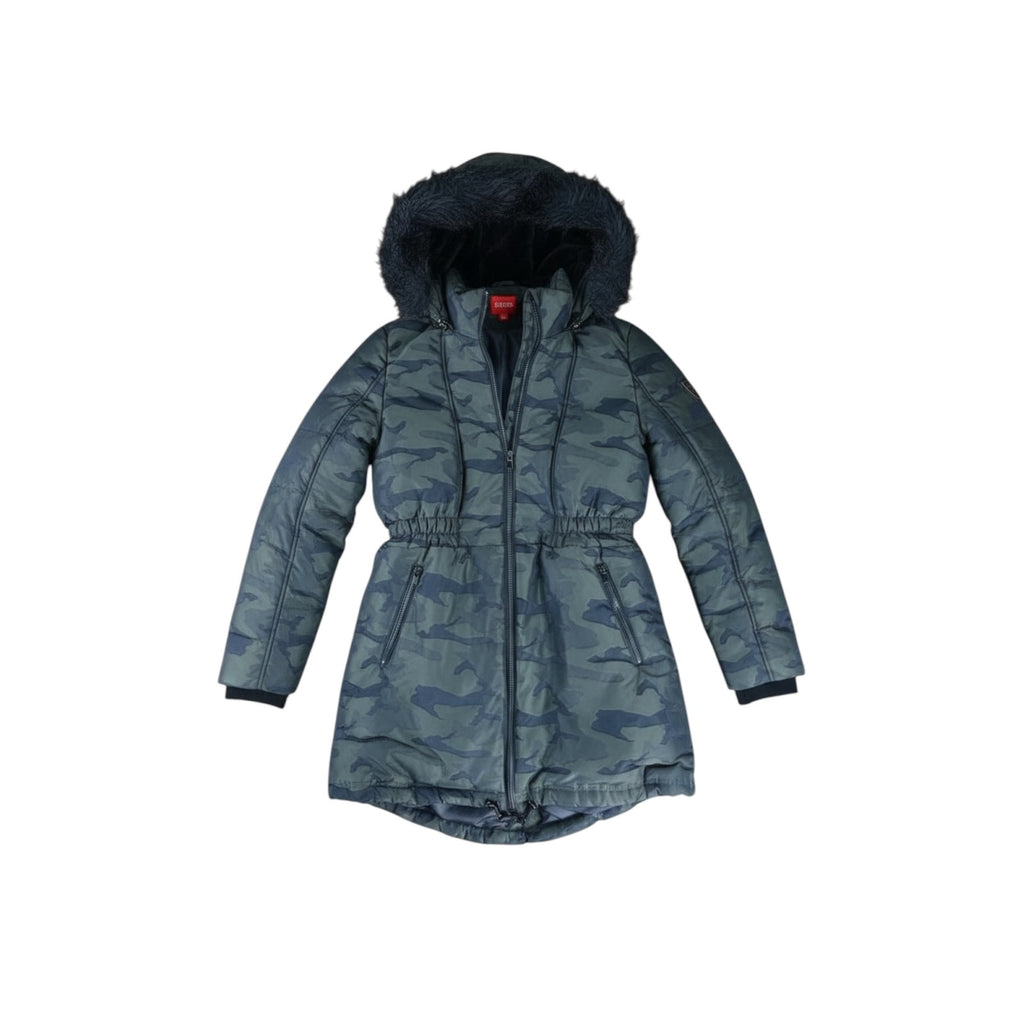 Guess Army Fatigue Vintage Green Coat Women's