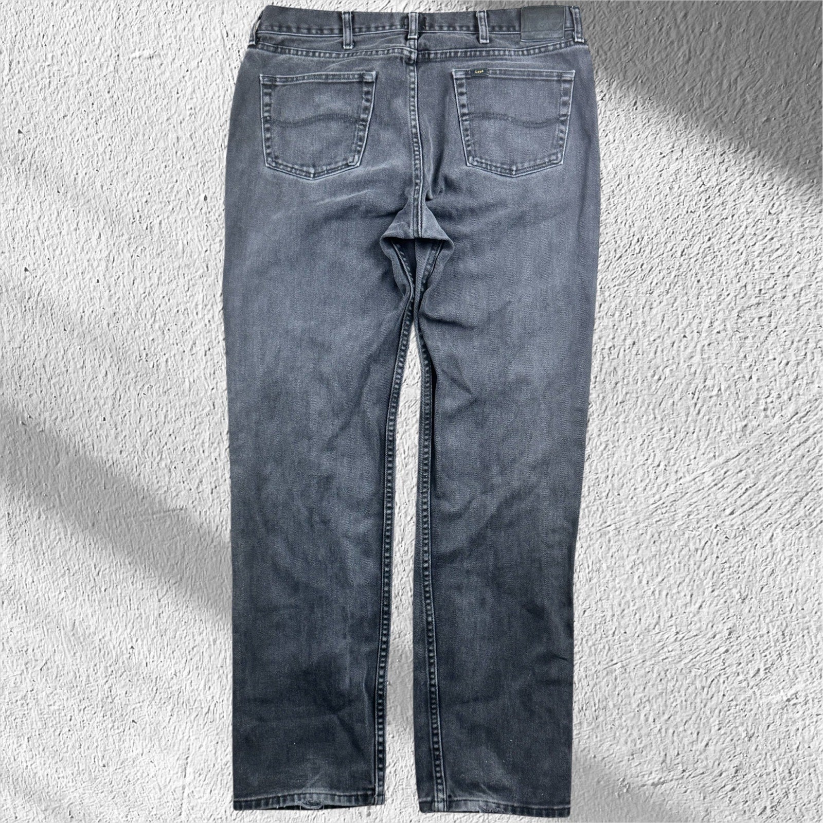 LEE Black Jeans Regular Fit Men's W38xL36