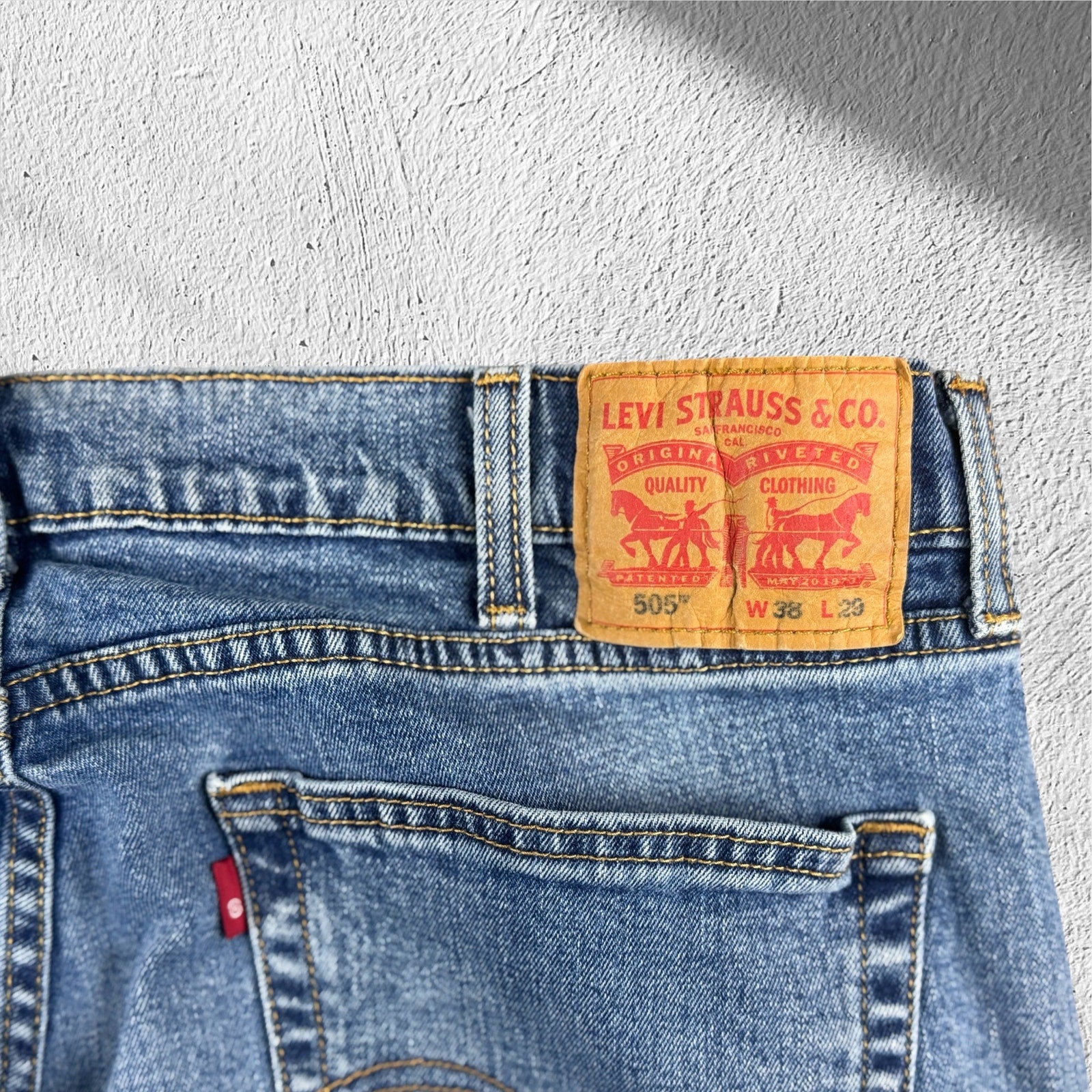Levi's Strauss 505 Straight Jeans Men's W38xL29