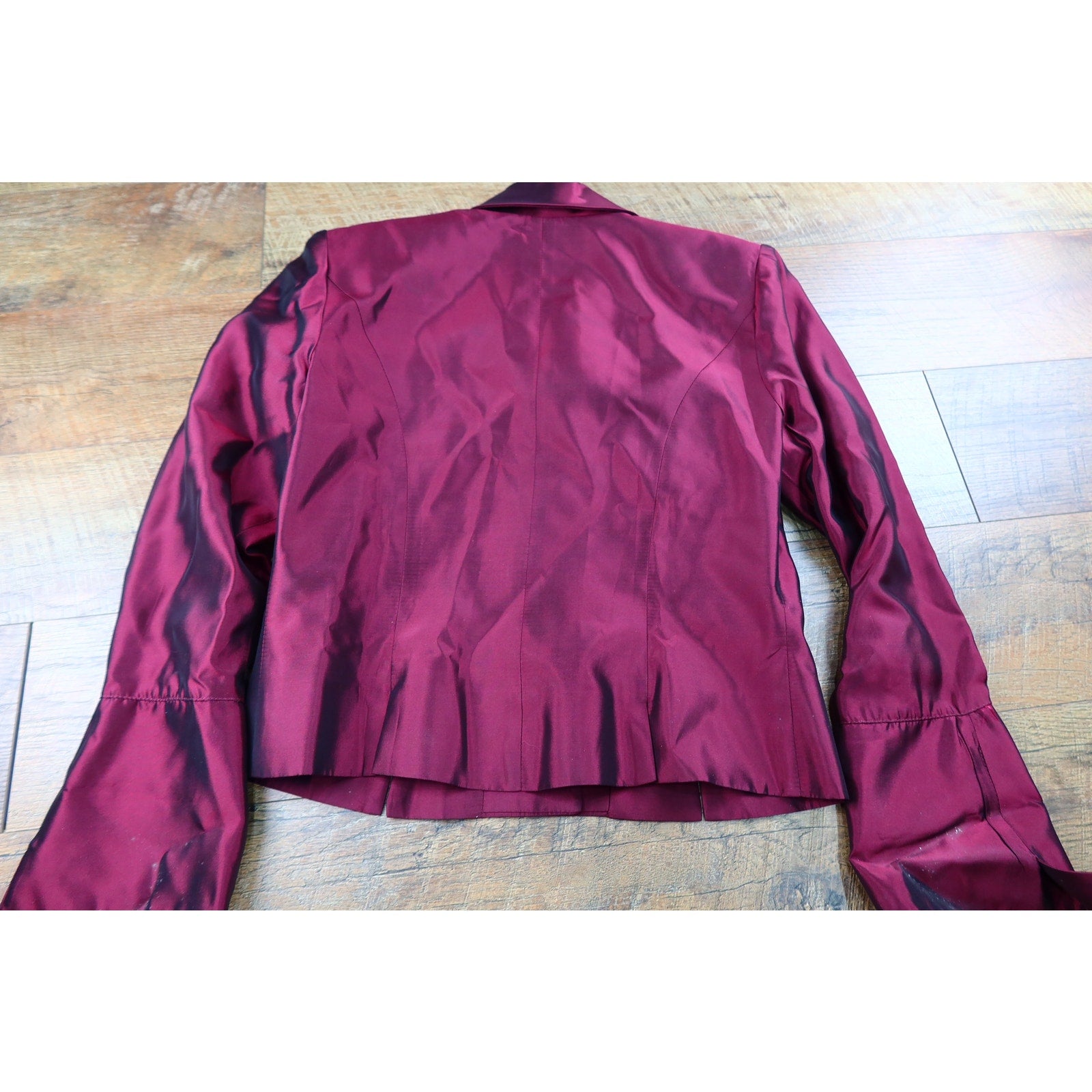 JS. Collections Burgundy Blazer Women's 12