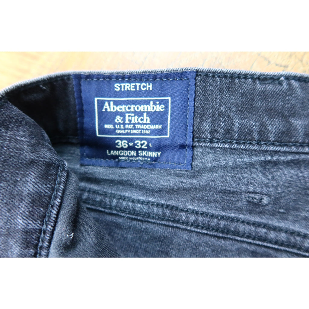 Abercrombie & Fitch Black Jeans Men's 36x32